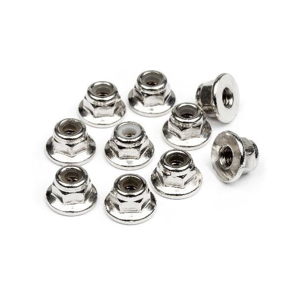 HPI Flanged Lock Nut M3 (10Pcs)