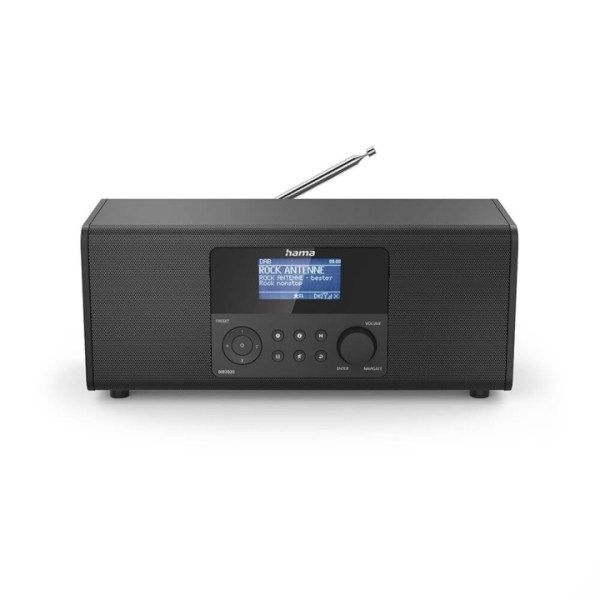 Hama Radio FM/DAB/DAB+/BT Internet DIR3020BT Black