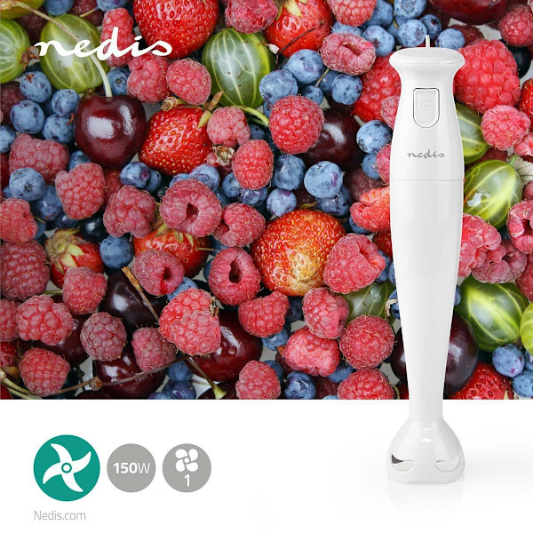 Nedis Stavmixer | 150 W | Hastighetsinställningar: 1 hastighetsinställning | Vit