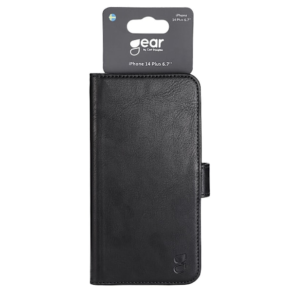GEAR Wallet Sort - iPhone 14 Plus Svart
