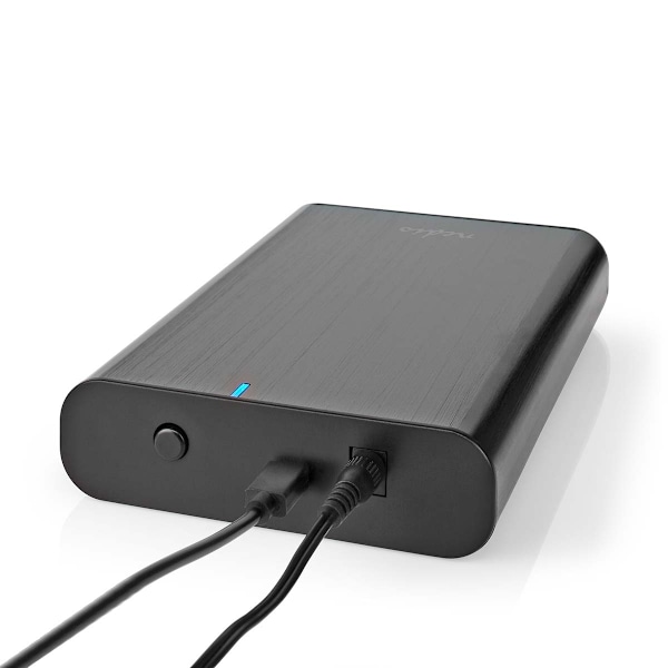 Nedis Kiintolevykotelo | 3.5 " | USB 3.1 Gen1 | USB Type-A / USB Type-C™ | Kannettava / PC | Alumiini