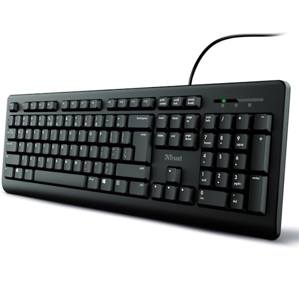 Trust Primo Tangentbord Nordisk layo Sort