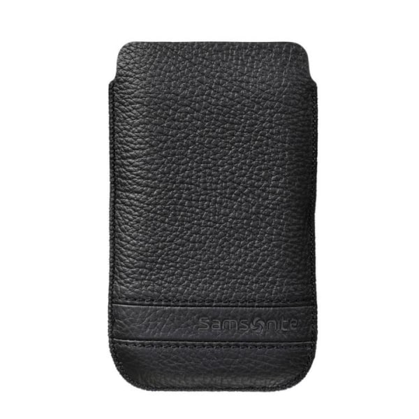 SAMSONITE Mobile Bag Classic Leather Small Black Svart