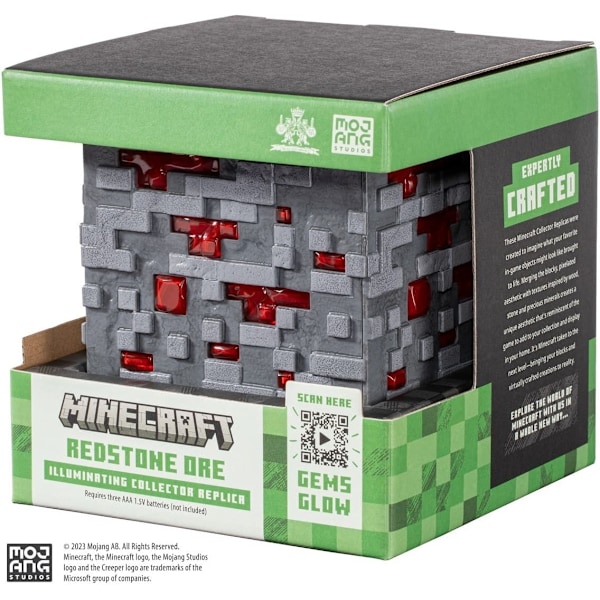 Noble Collection Minecraft Illuminating Redstone -valo