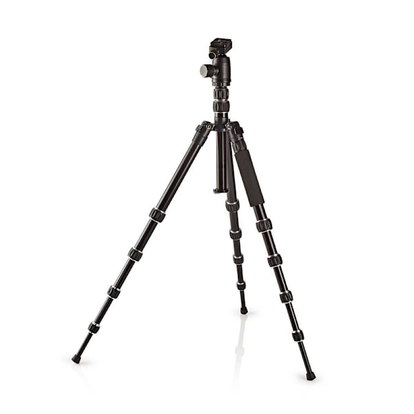 Nedis Stativ | Maximal lastkapacitet: 3.0 kg | Minsta arbetshöjd: 17.5 cm | Maximal arbetshöjd: 145.0 cm | 3 Segment | Bollhuvud | Resväska ingår | Vä