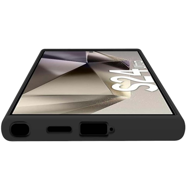 Celly Cromo Soft gummi etui Galaxy S24 Ultra 5G Sort Svart