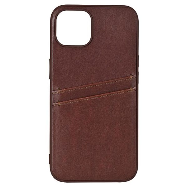 BUFFALO Backcover PU 2 card iPhone 13 Brown Brun