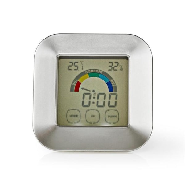 Nedis Køkken Termometer | Hvid / Sølv | Plastik | Digital Displa
