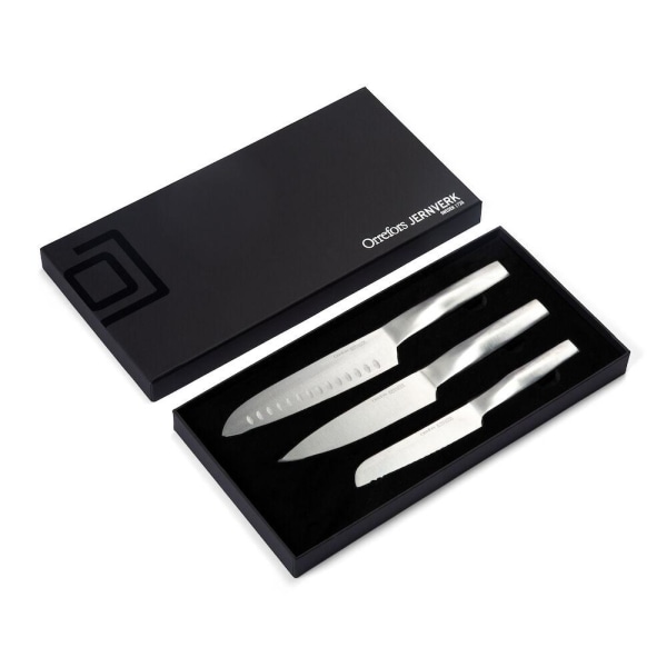 Orrefors Jernverk 3-pack knivar, Premium Stål Stål