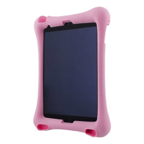 DELTACO Skal i silikon för 10,2"-10,5" iPads, stativ, rosa