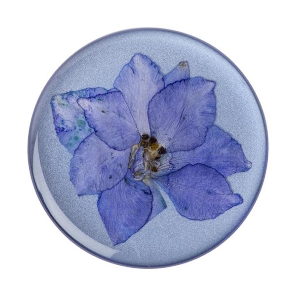 PopSockets Pressed Flower Larkspur Avtagbart Grip med Ställfunktion Premium