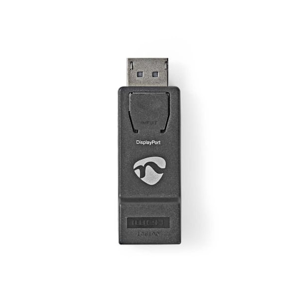 Nedis DisplayPort-sovitin | DisplayPort uros | HDMI™ Ulostulo | 1080p@60Hz | Niklattu | Suora | Pyöreä | ABS | ABS-Muovi | Musta | Laatikko