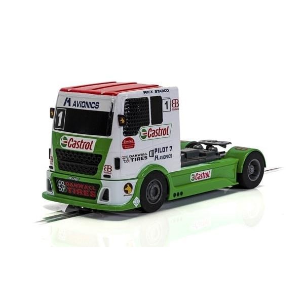 SCALEXTRIC Racing Truck - Red & Green & White