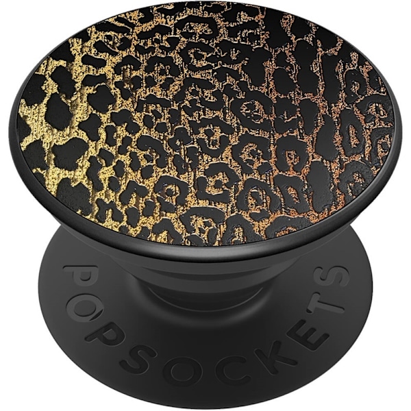 PopSockets Embossed Metal Leopard Irrotettava Pito ja Telakointitoiminto LUXE