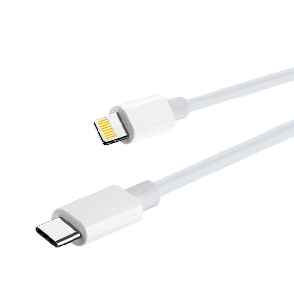 Maxlife MXUC-05 Power Direct USB-C till Lightningkabel 2,0 m 20W, Vit