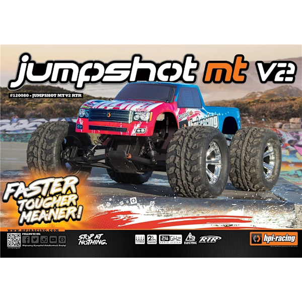 HPI Jumpshot MT V2 - Red/Blue