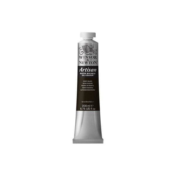 WINSOR Artisan water mix oil 200ml ivory black 331