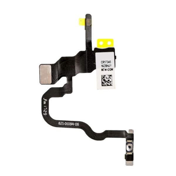 iPhone X:n virta-, mikrofoni- ja lightning-joustokaapeli