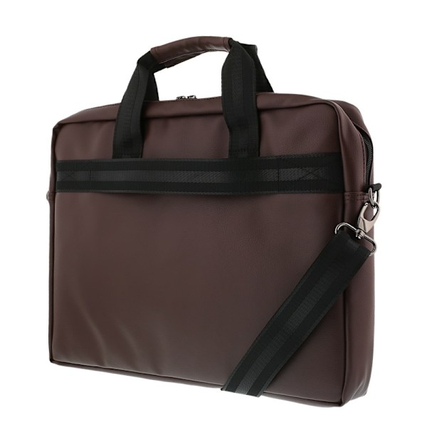 DELTACO notebook bag, for 15.6" laptops, 6 pockets, brown