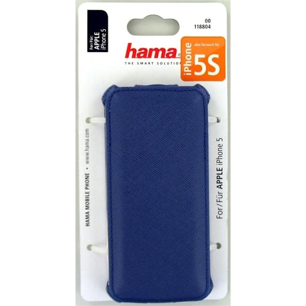 Hama Mobiltaske iPhone 5/5s/SE Flip-Front Blå Kunstlæder Blå