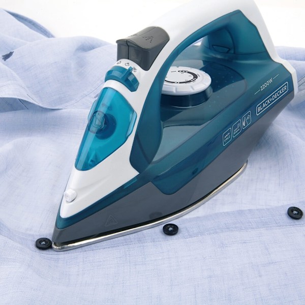 BLACK+DECKER Dampstrygejern Blå