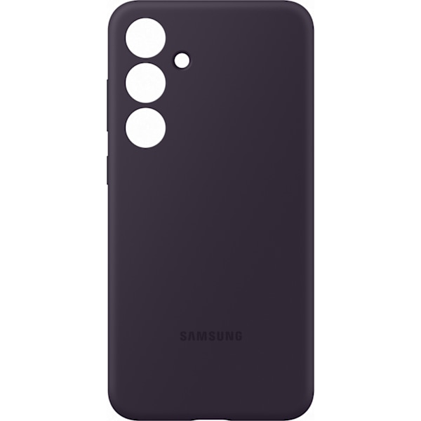Samsung Galaxy S24+ Silikonfodral, mörklila Lila