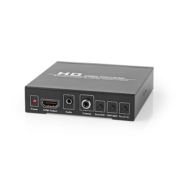 Nedis HDMI ™ Omvandlare | SCART Hona | HDMI™ utgång / 1x 3.5 mm ljud ut / 1x Digital Audio | Envägs | 1080p | 1.65 Gbps | Aluminium | Antracit