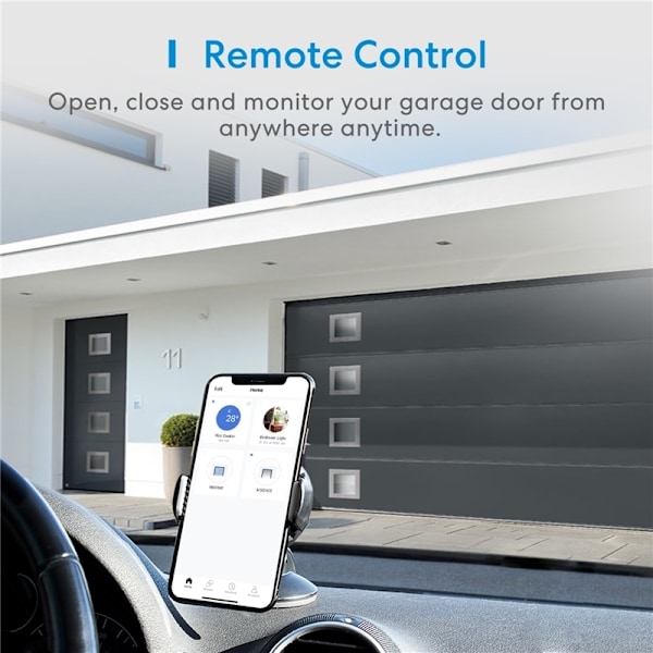 Meross MSG100 smartadapter - gör din gamla garageport smart