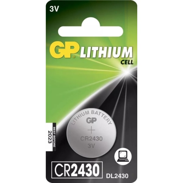GP CR2430 Lithium Mønt, 1 pakke (B)
