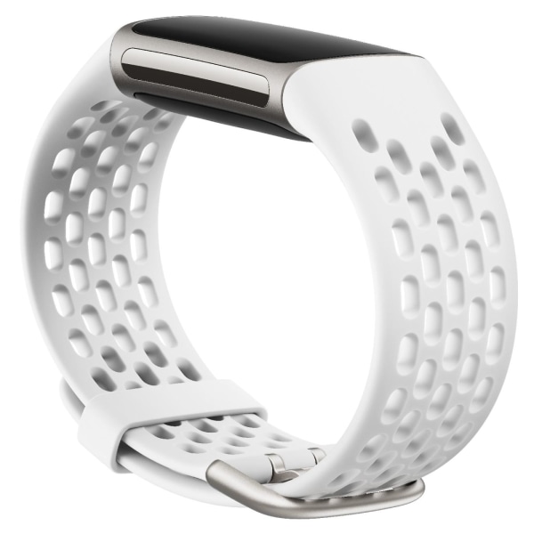 Fitbit Charge 5/6 Sport Band Frost White (S)