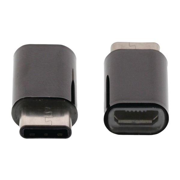 Valueline USB 2.adapter 0 Micro B hona - C hane 0,15 m svart (VL