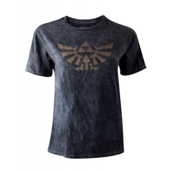 Legenden om Zelda Vintage Discharge Logga - T-Shirt