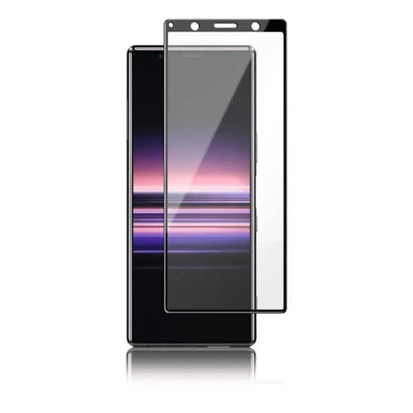 panzer Sony Xperia 5, Curved Glass, black Transparent