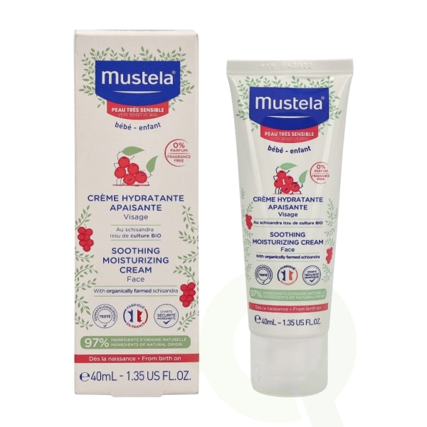 Mustela Bebe Soothing Moisturizing Face Cream 40 ml For Very Sen