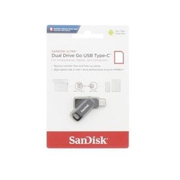 SANDISK USB Dual Drive Go Ultra 64GB, USB-C & USB 3.1