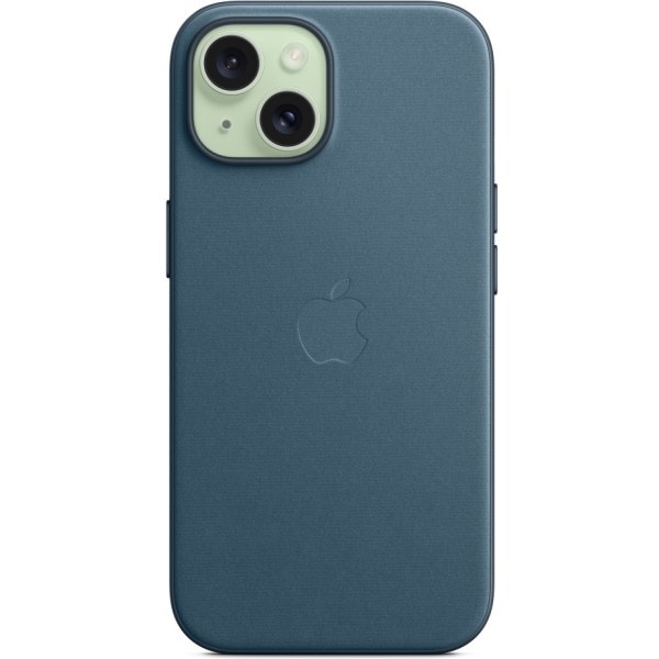 Apple iPhone 15 FineWoven Fodral med MagSafe, Pacific Blue Blå