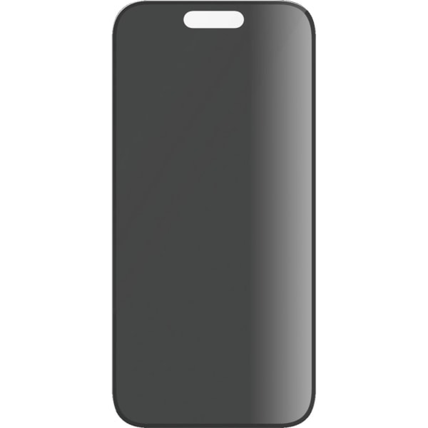 PanzerGlass Privacy Ultra Wide Fit -lasikalvo, iPhone 15, musta Svart