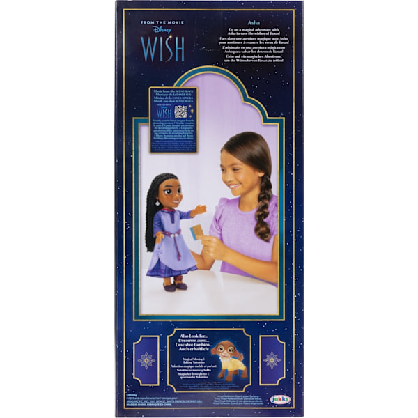 Disney WISH - Asha nukke 38cm, liila