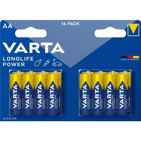 Varta Longlife Power AA 16 Pack (B)