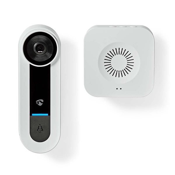 Nedis Smartlife Video Porttelefon | Wi-Fi | Strömadapter | 1536x1536 | microSD (ingår inte) / Molnlagring (tillval) / Onvif | IP65 | Med rörelsesensor