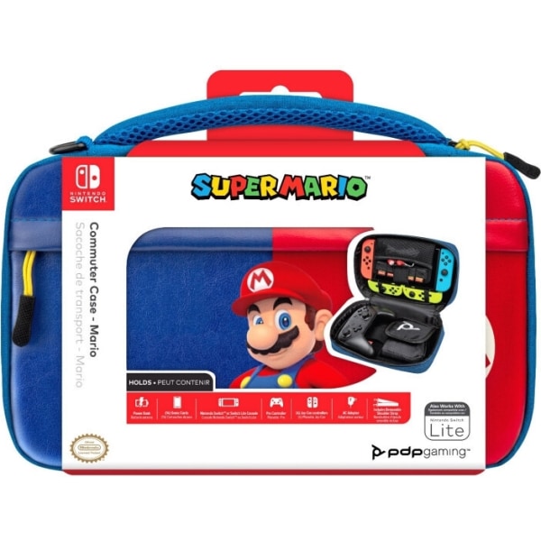 PDP Gaming Switch Commuter Case -kuljetuskotelo, Mario, Switch