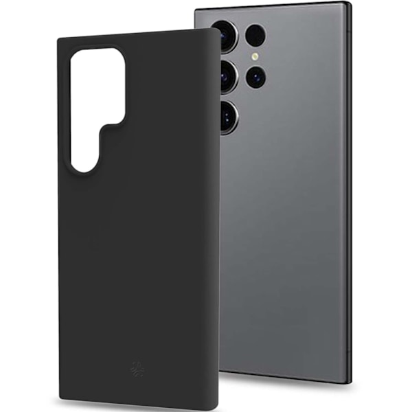 Celly Cromo Soft gummi etui Galaxy S24 Ultra 5G Sort Svart