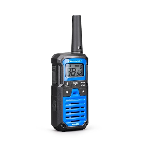 MIDLAND Walkie Talkie XT50 Pro Duo Svart/Blå