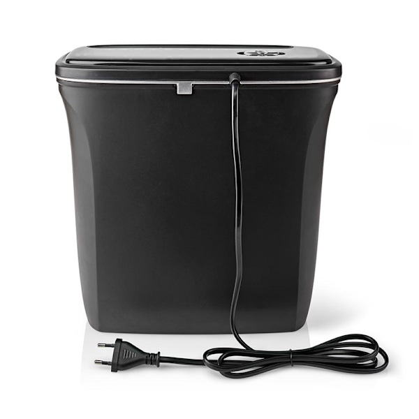 Nedis makulator | 6x A4 sider | 12 l | Sikkerheds standard: DIN 4 | 300 W | Sort