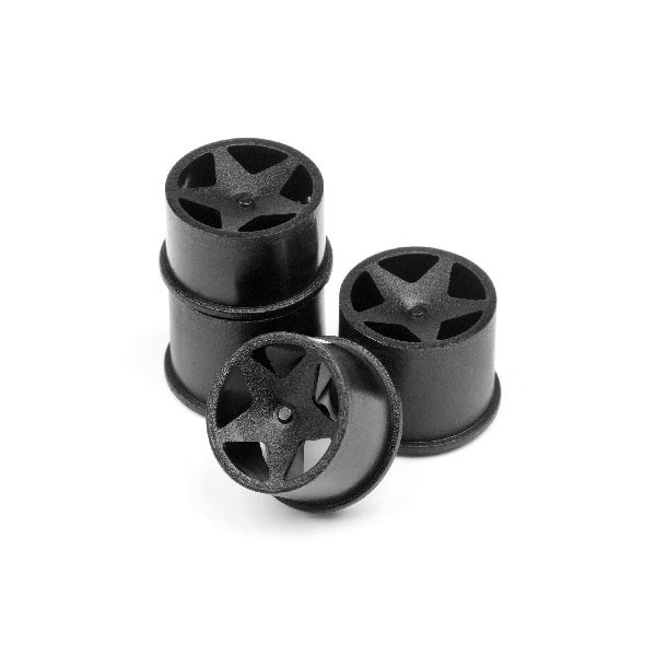 Q32 Super Star Wheel Set F/R (Blk/18X10/18X14/4Pcs