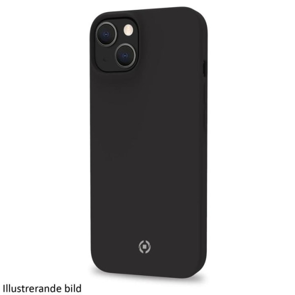 Celly Cromo Soft rubber case iPhone 15 Plus Svart Svart