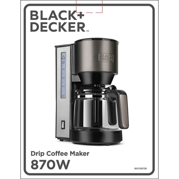 BLACK+DECKER Kahvinkeitin 870W