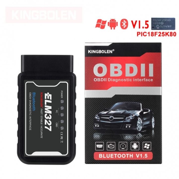 Virhekoodinlukija ELM327 Bluetooth OBDII Windows / Androidiin