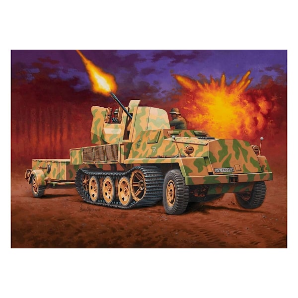 Revell sWs with 3.7cm Flak 43 & Ammunition Trailer