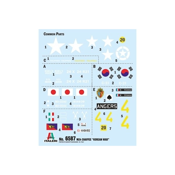 ITALERI 1:35 M-24 “Chaffe” Korean War
